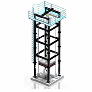 Drop weight impact machine